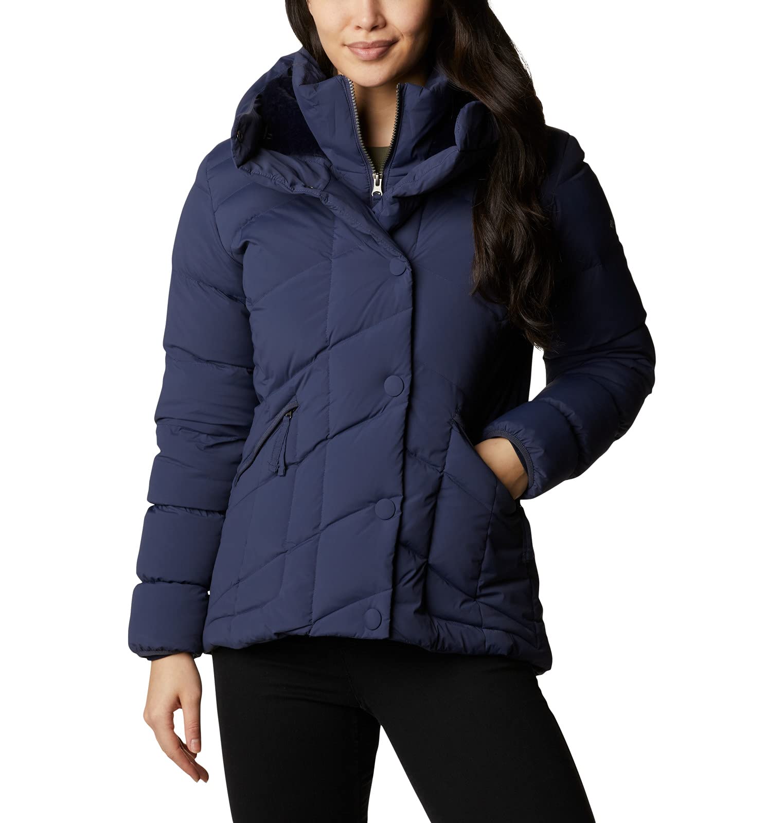 Columbia Women's Ember Springs Down Parka - Lightweight Waterproof Winter Coat with Hood for Hiking, Skiing & Cold Weather Protection