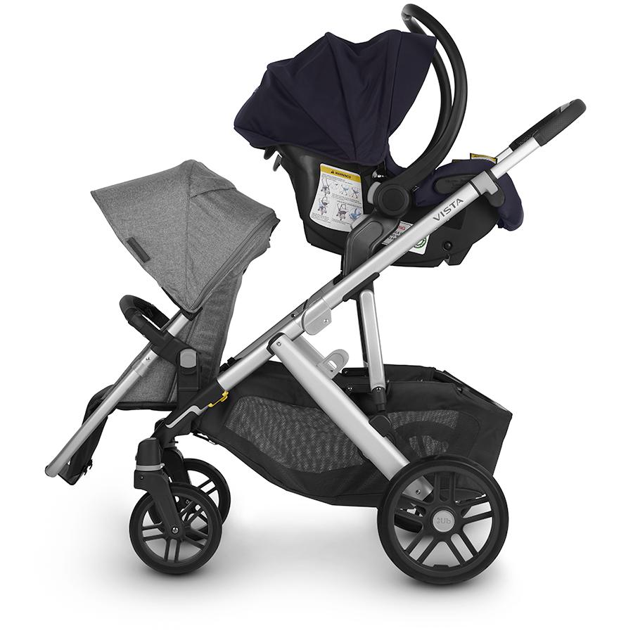 UPPAbaby Vista & Cruz Car Seat Adapters - Compatible with Nuna, Clek, Cybex, Maxi-Cosi Infant Car Seats | Safe & Secure Stroller Connection for Travel & Daily Use