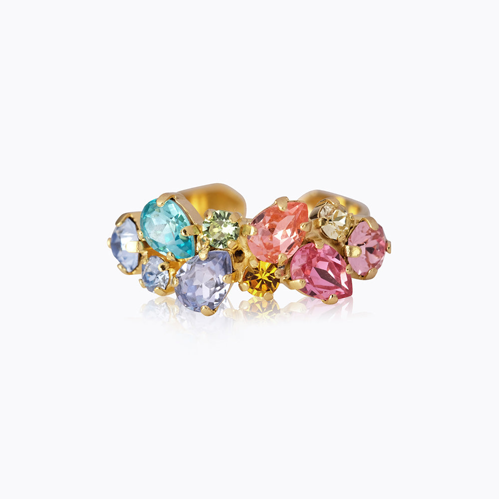 Gabriella Ring - Rainbow Color Stackable Rings Set for Women | Perfect for Layering, Everyday Wear & Special Occasions