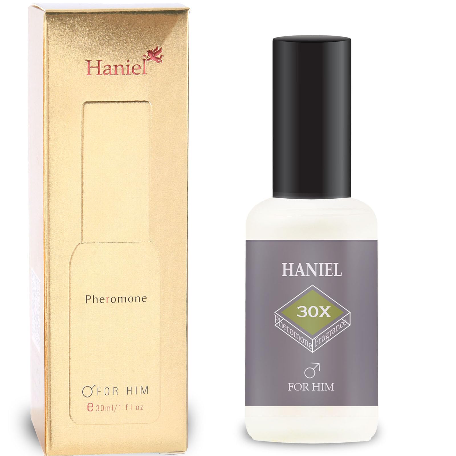 Haniel Pheromone Cologne for Men - Long Lasting Woody Hypnosis Perfume with Romantic Scent | Attract Women, Date Night & Special Occasions