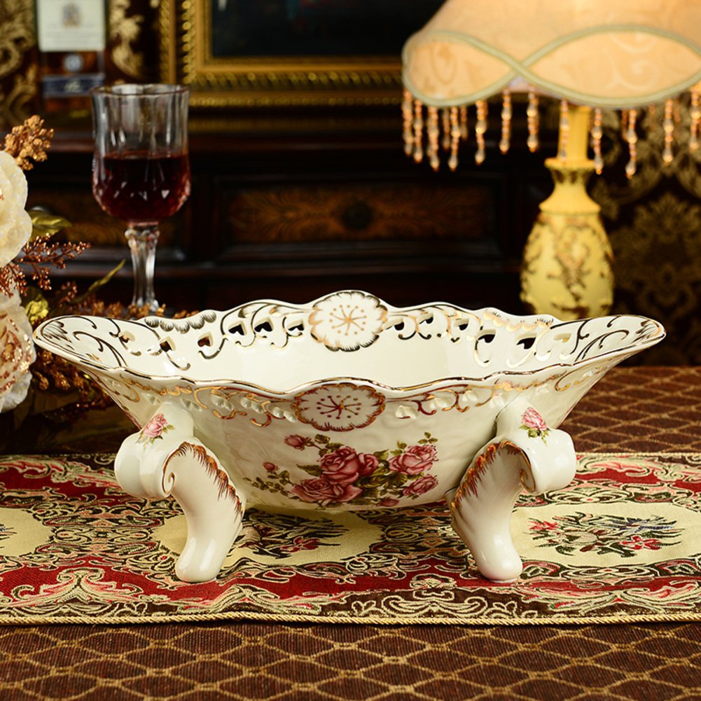 ASDF Fashion Dried Fruit Snacks Bowl - Elegant Fruit Serving Dish for Home, Party & Office Decor - Candy Plate & Tableware for Healthy Snacking