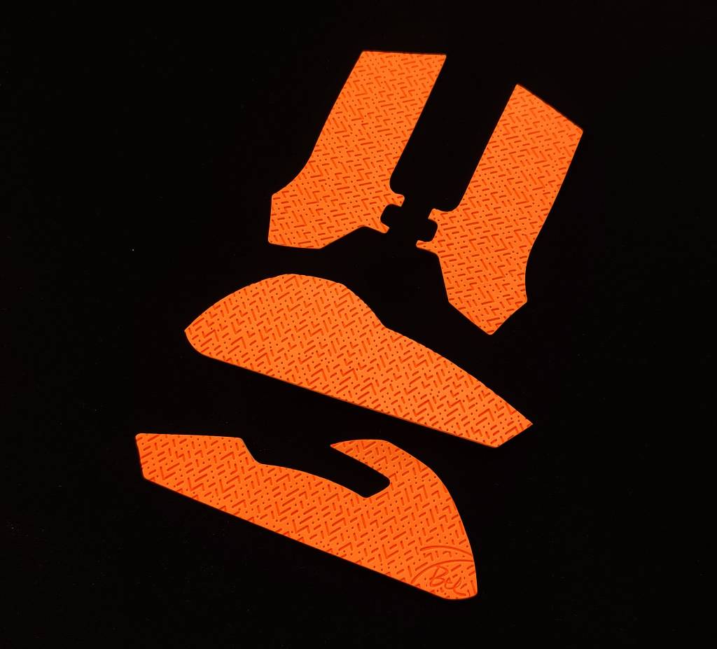 BT.L Mouse Grip for Razer Viper Mini - Non-Slip Tangerine Orange Gaming Grip Tape - Improve Control & Comfort for FPS, MOBA, and Esports Gaming