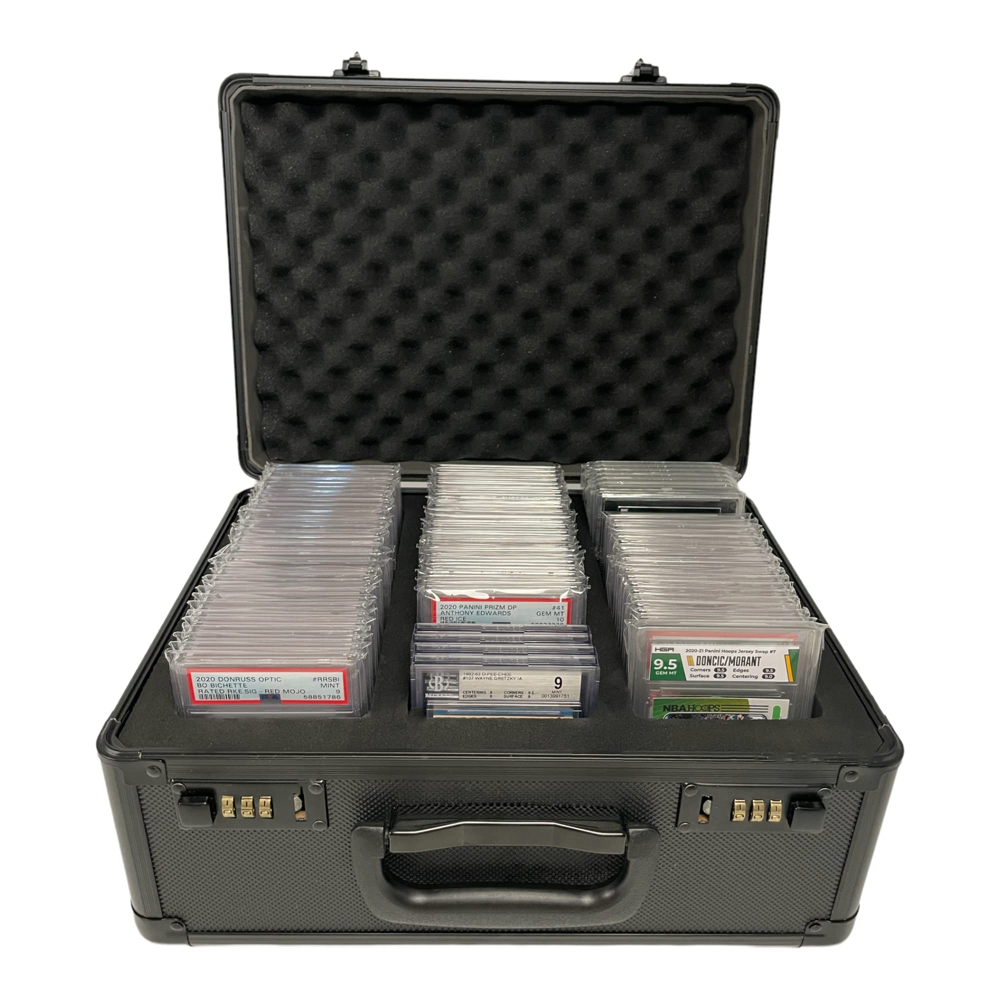SLAB-SAFE® 100 Sports & Trading Card Storage Box - Heavy Duty Protection for Graded Slabs, Top Loaders & Collectibles | Perfect for Card Collectors, PSA BGS Cases & Display Storage