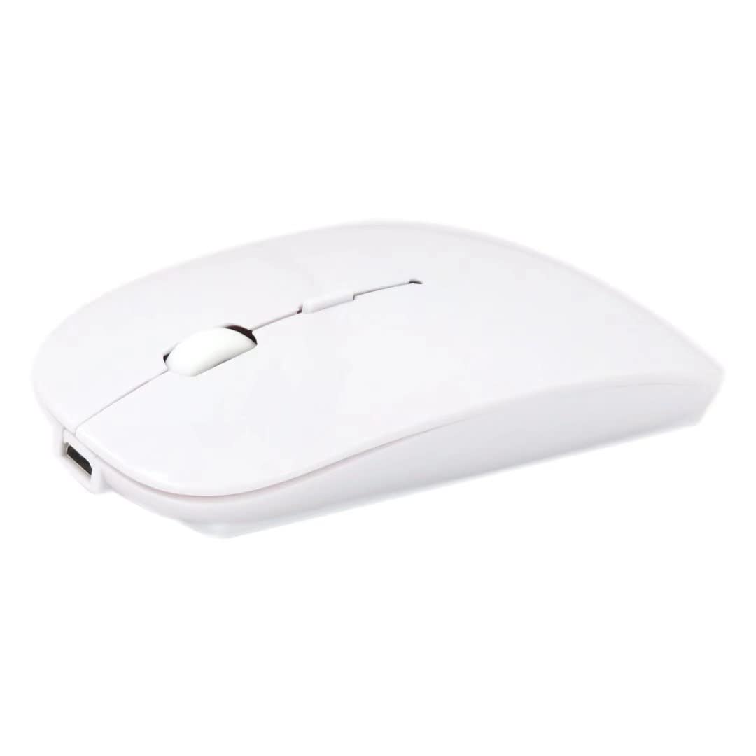 Rechargeable Bluetooth Wireless Mouse for MacBook Pro/Air, Laptop, PC, Mac, iPad Pro - Ergonomic Design for Office, Home, Gaming & Travel Use