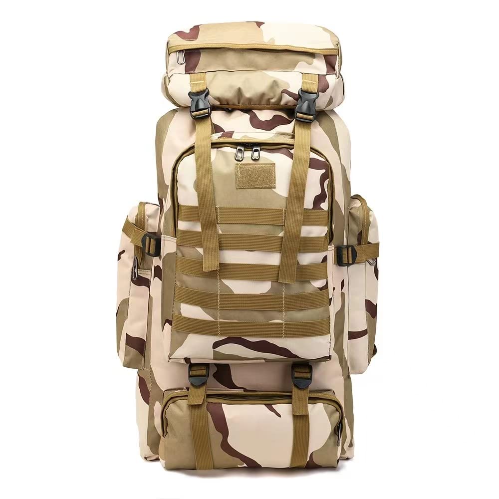 **Tactical Backpack for Hiking & Mountaineering - Large Capacity Outdoor Travel Backpack for Men & Women - Perfect for Camping, Trekking & Adventure Trips**