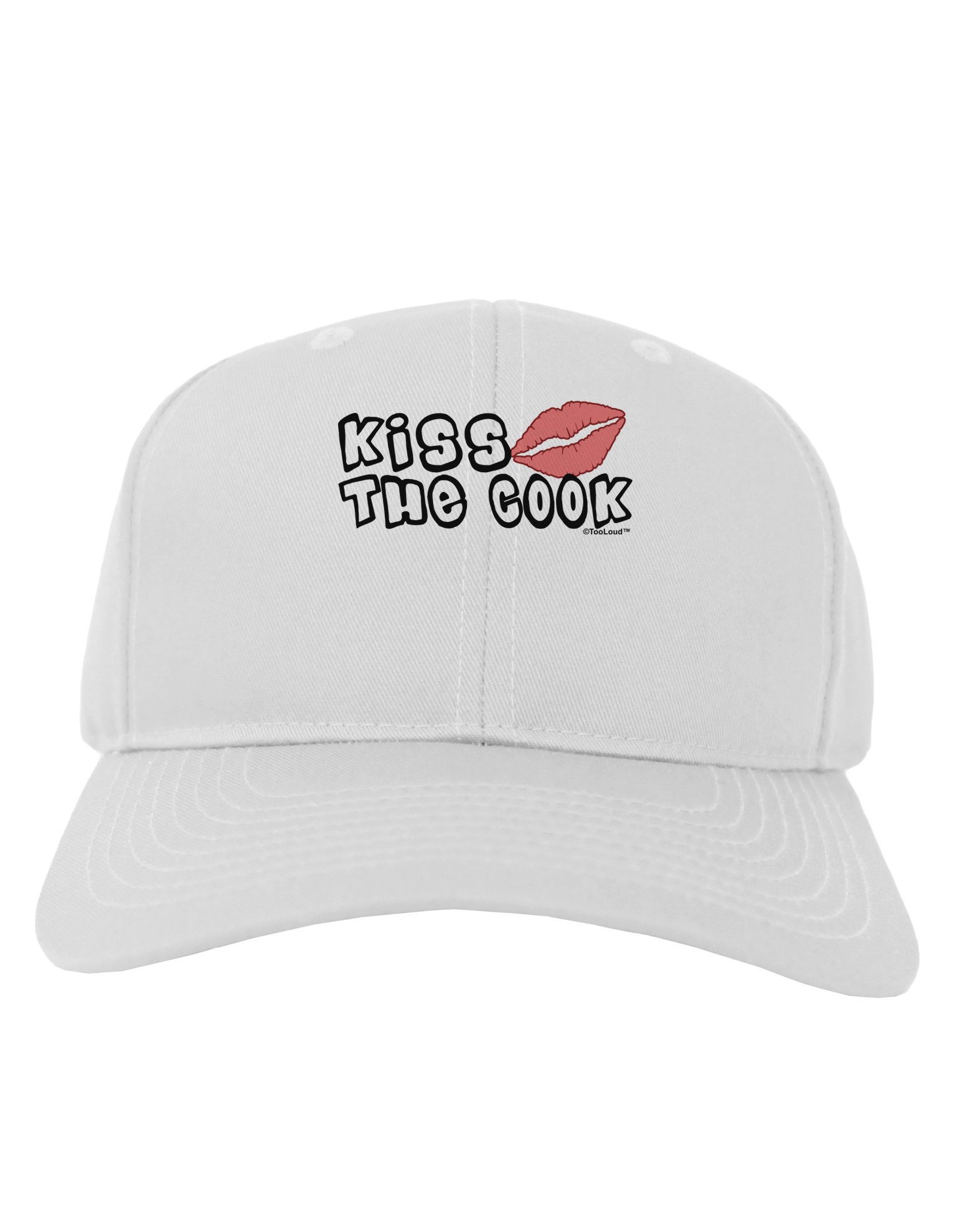 Kiss The Cook Baseball Cap - Funny Lips Design Adult Hat for BBQ & Kitchen Enthusiasts - Perfect for Grilling, Cooking & Outdoor Activities