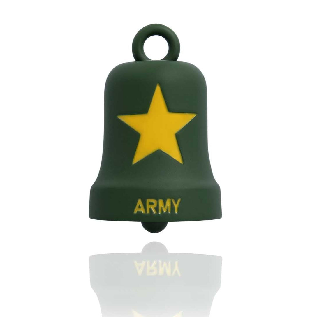 Army Road Bell - Heavy Duty Military Style Brass Bell for Bikes, Motorcycles & Outdoor Adventures - Perfect for Camping, Hiking & Cycling Safety