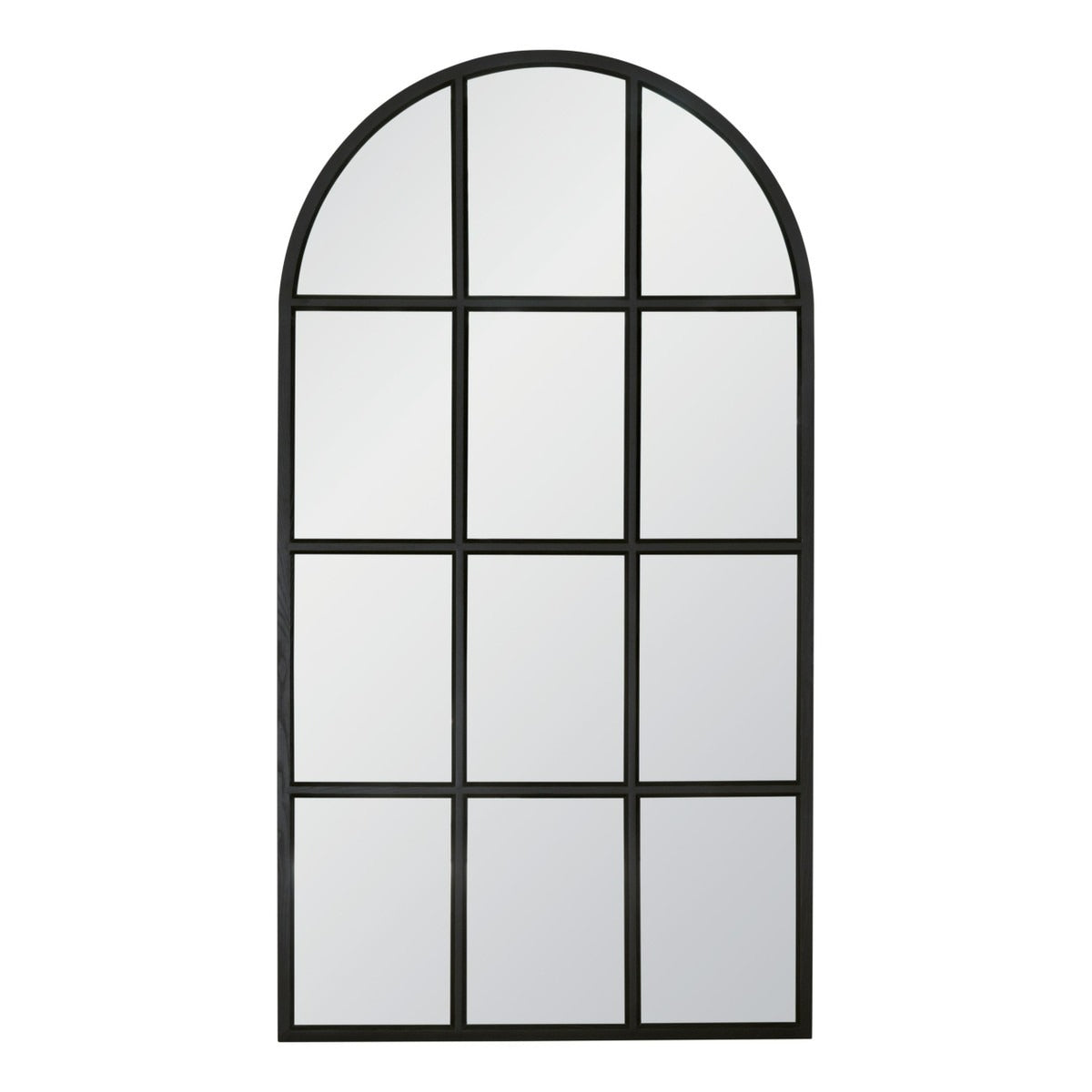 Stylish Grid Arched Mirror - Elegant Wall Decor for Living Room, Bedroom & Entryway - Perfect for Home Decor & Interior Design