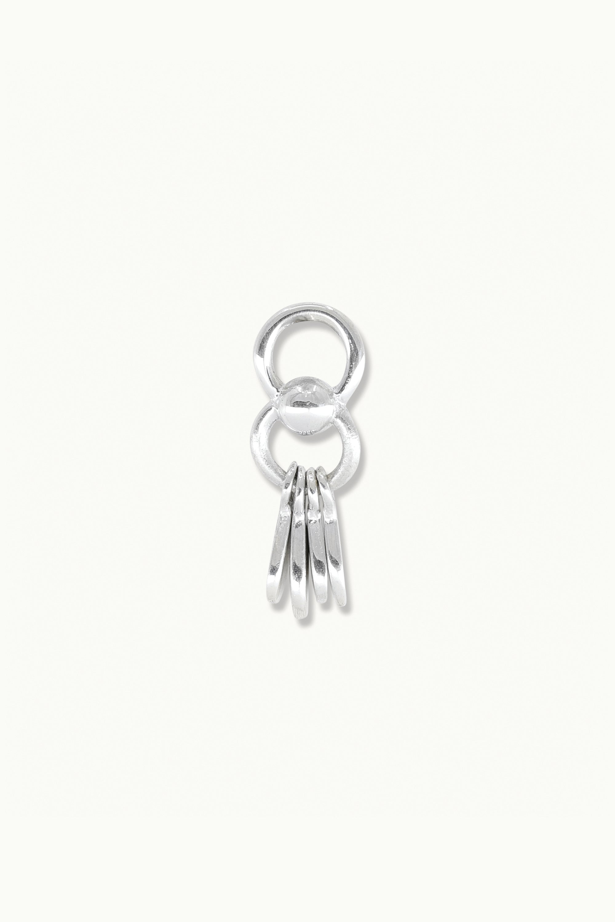 Elegant Silver Tassel Charm Pendant for Jewelry Making - Perfect for Necklaces, Bracelets & DIY Craft Projects