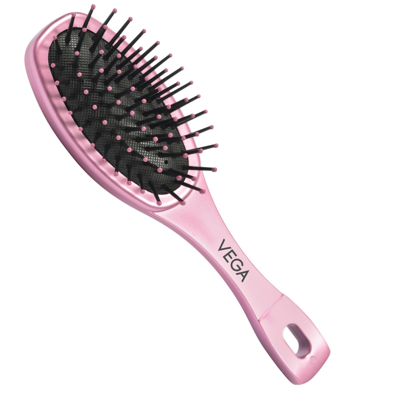Vega Mini Flat Hair Brush for Men & Women - India's No. 1 Hair Brush Brand (R1-MB) - Perfect for Travel, Home & Salon Styling