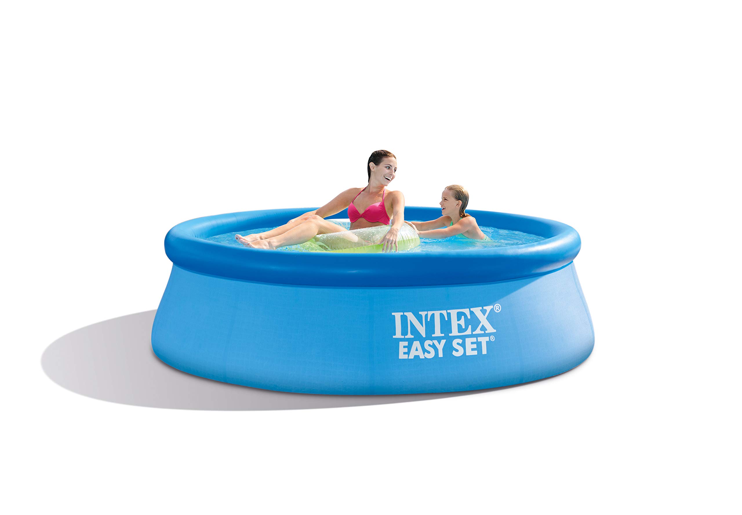 Intex 8ft X 30in Easy Set Above Ground Swimming Pool with Filter Pump - Perfect for Backyard Fun, Family Gatherings & Summer Relaxation