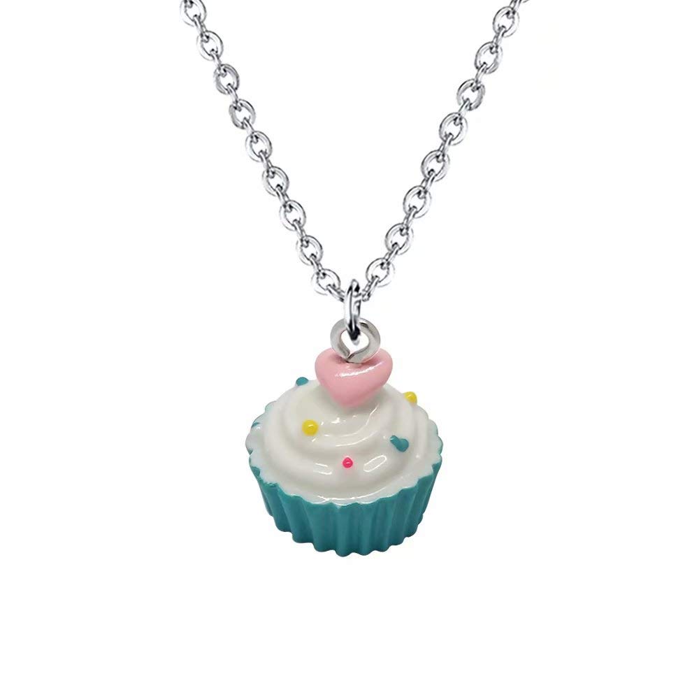 Cute Ice Cream Earrings for Women & Colorful Stainless Steel Necklace for Girls - Kawaii Jewelry Set, Durable & Hypoallergenic Gift for Birthdays, Parties & Everyday Wear