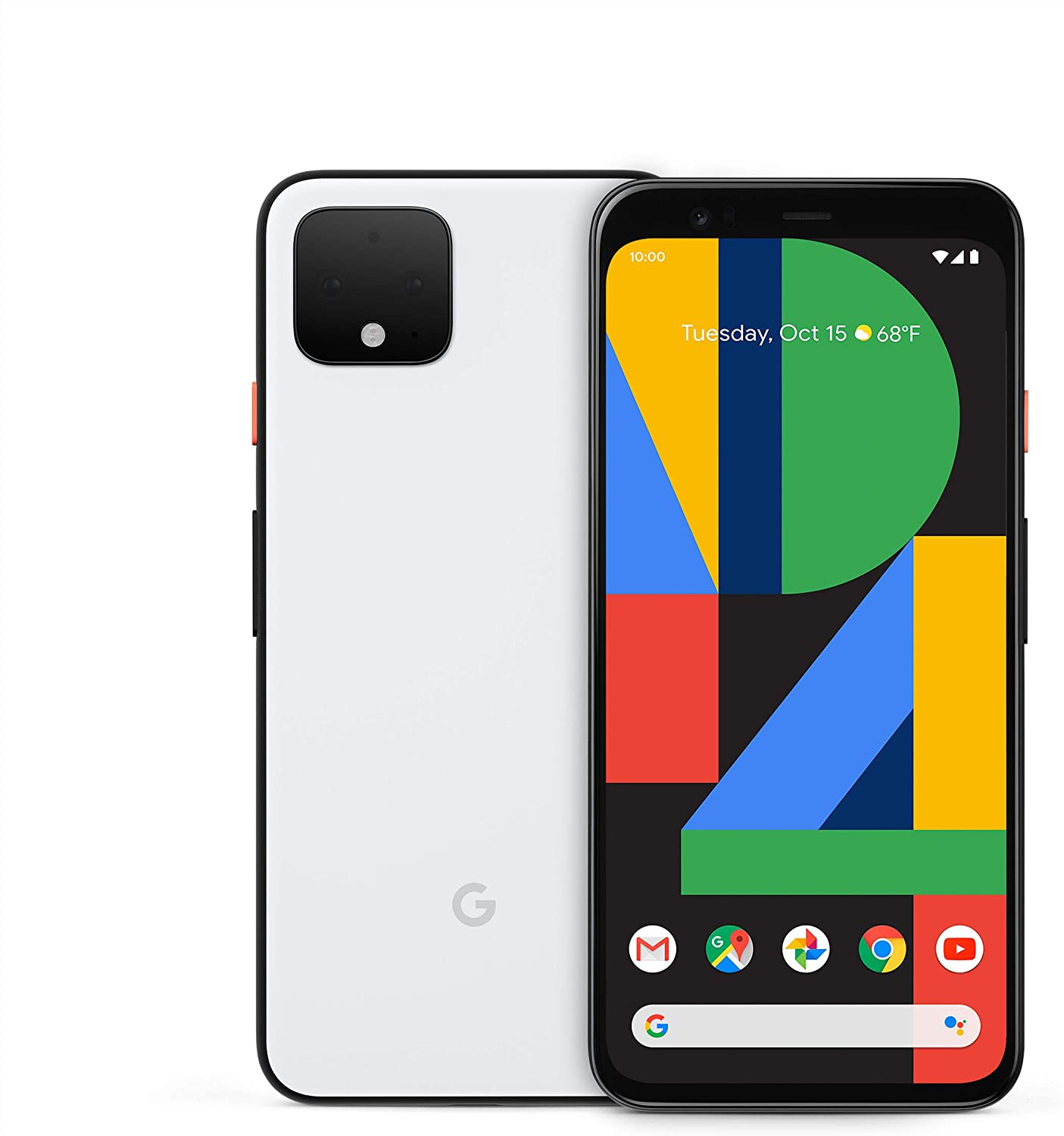Google Pixel 4 Unlocked Smartphone - 64GB Storage, Clearly White Color | Perfect for Travel Photography & Business Use