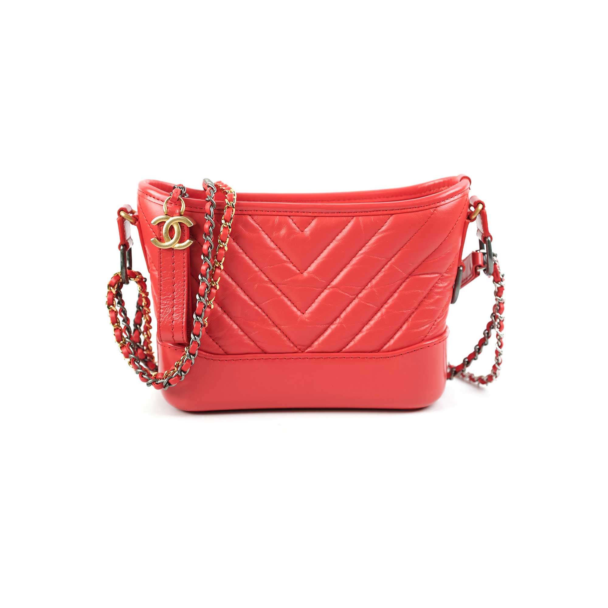 Chanel Small Gabrielle Hobo Bag in Red - Luxury Crossbody Handbag for Women, Perfect for Date Night & Evening Events