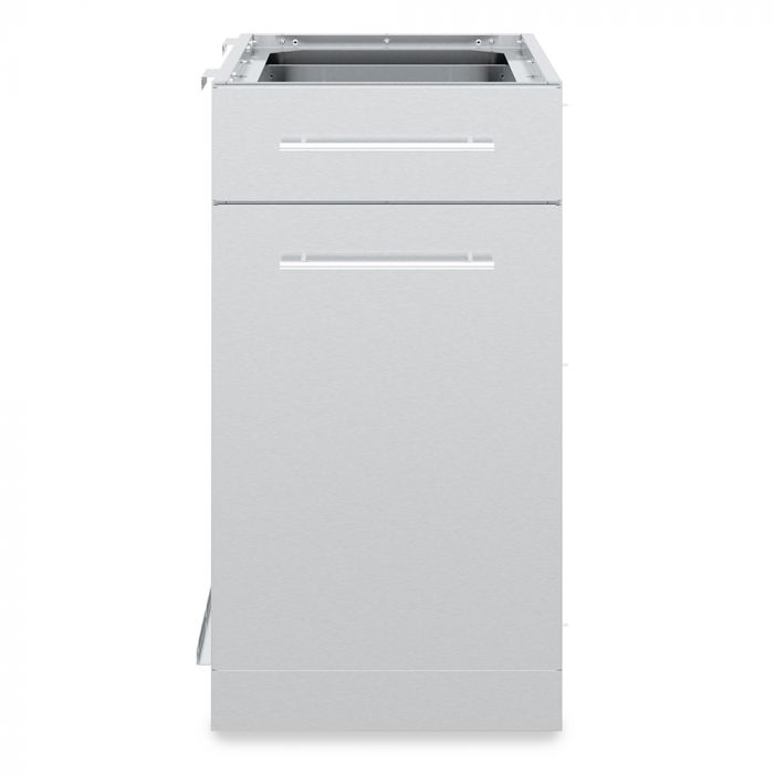 Broil King 802300 Stainless Steel Grill Cabinet with 1 Drawer & 1 Door - Outdoor BBQ Storage for Grilling Tools & Accessories