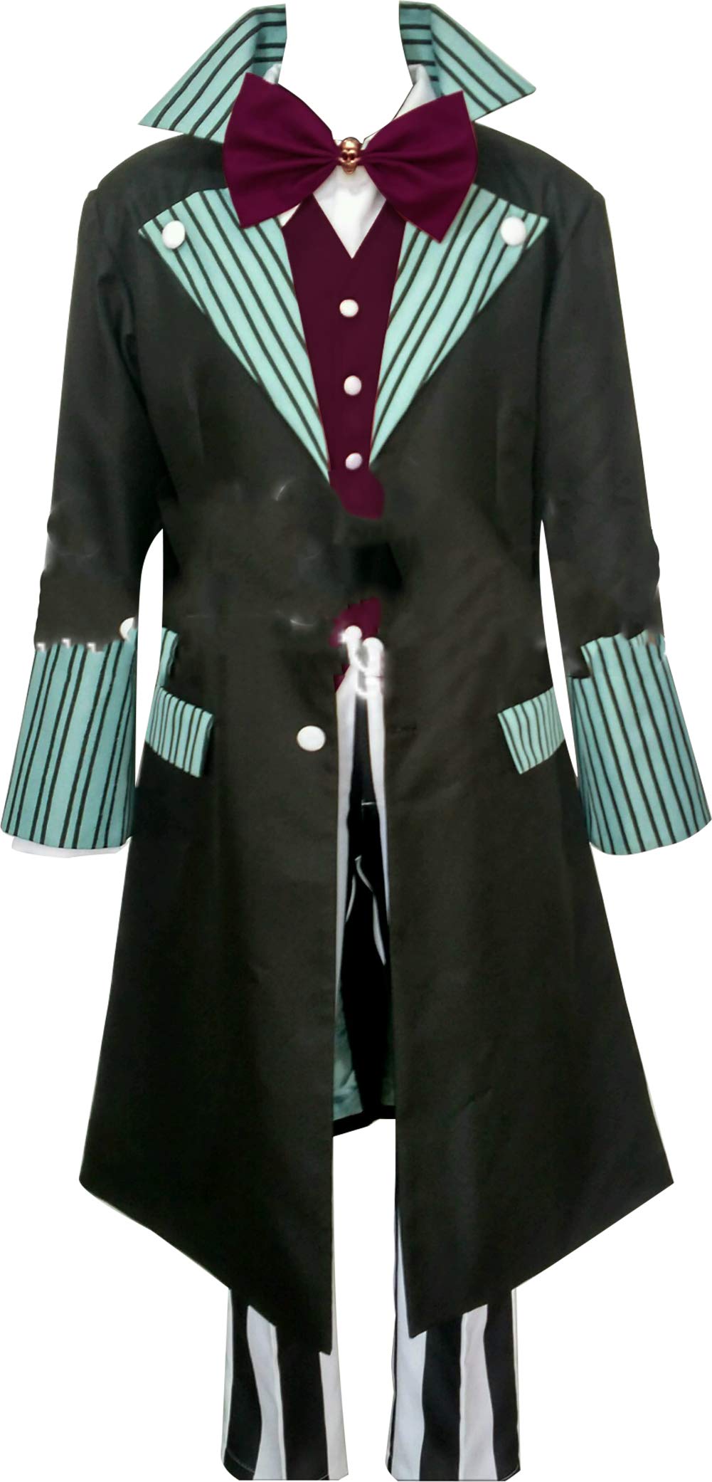 BangYan Black Butler Undertaker Anime Cosplay Costume - High-Quality Halloween & Convention Outfit for Anime Fans