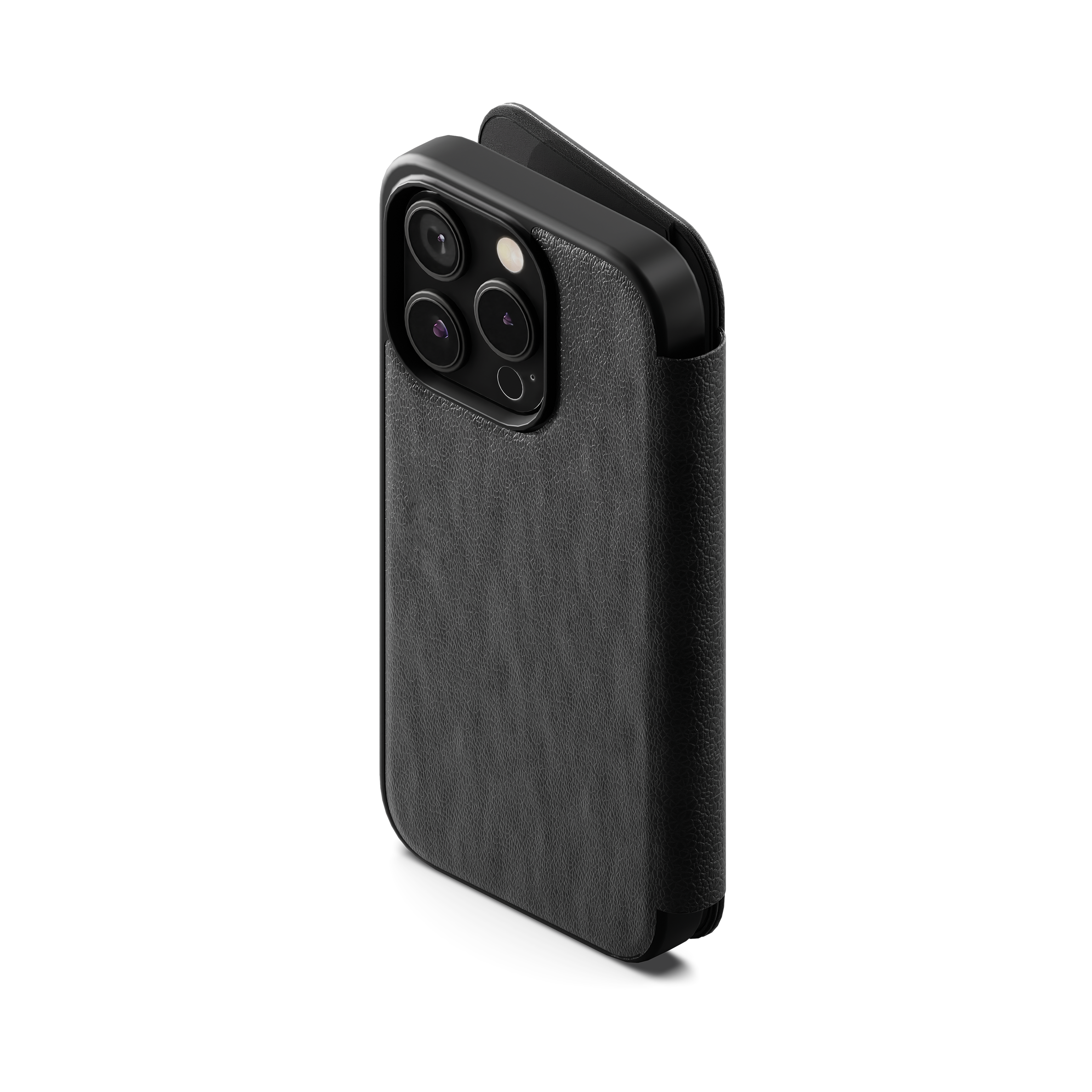 Premium Genuine Leather Wallet Case for iPhone 16 Pro - RFID Blocking, Card Slots & Kickstand - Perfect for Travel, Work & Everyday Use