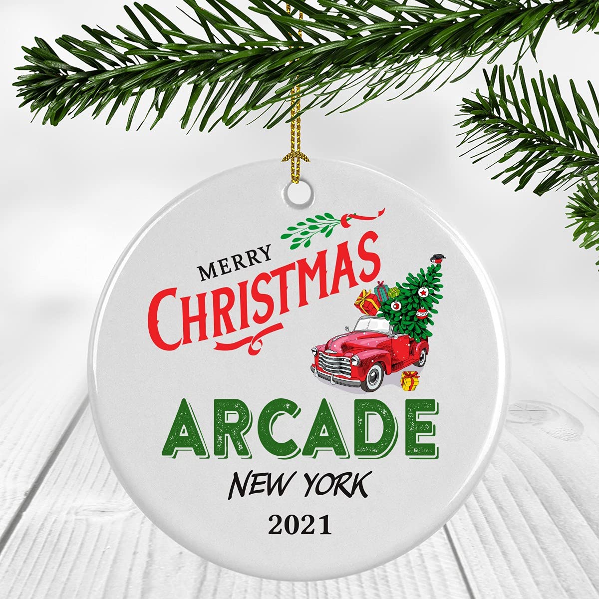 2021 New York Arcade Christmas Ornament - 3