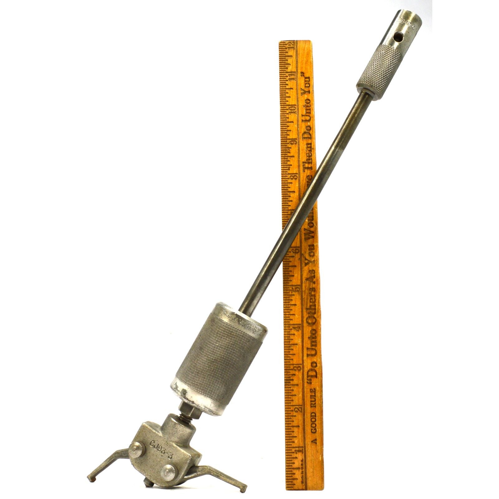 Used SNAP ON COMBINATION SLIDE HAMMER Light Duty PULLER SET #CJ93 1, 2 & 3 - Professional Automotive Repair Tool Kit for Dent Removal, Bearing Extraction, and Body Work