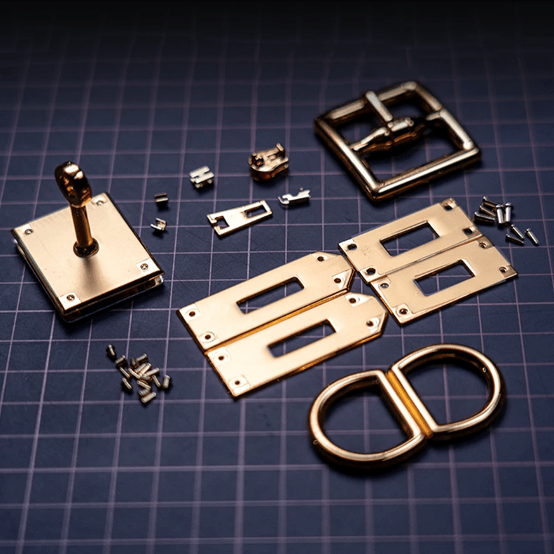 Premium Kelly Messenger Bag Hardware Set - DWIPDFZSZ01 - Durable Metal Accessories for DIY Handbag Repair & Crafting Projects | Perfect for Fashion Designers & Leather Craft Enthusiasts