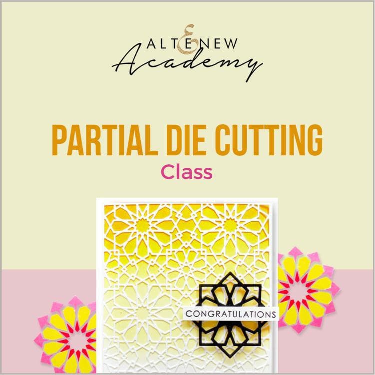 DIY Partial Die Cutting Class for Card Making & Scrapbooking - Learn Custom Die Cutting Techniques for Handmade Greeting Cards & Paper Crafts