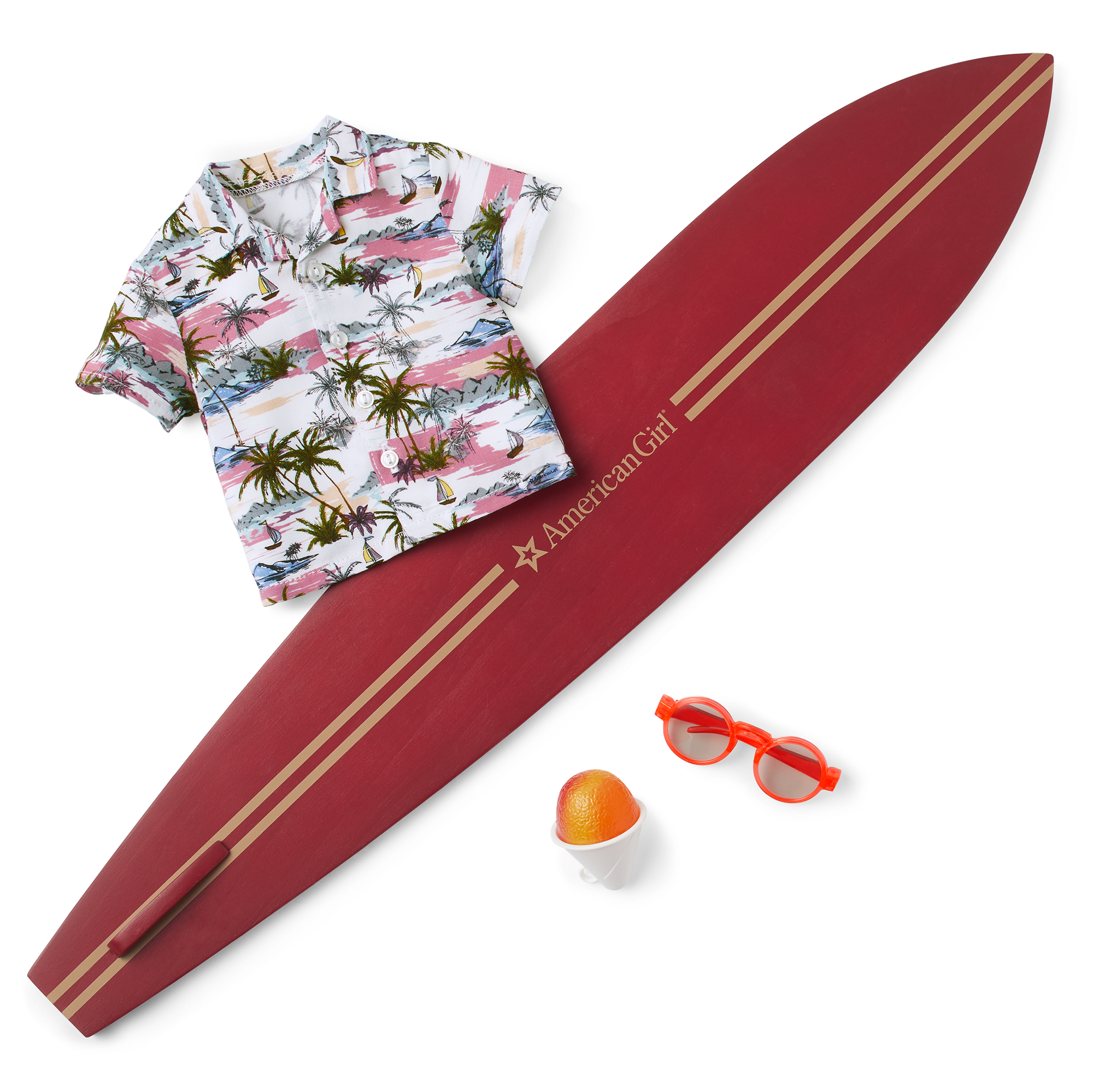 Nanea’s™ 18 Inch Doll Beach Accessories for American Girl Historical Characters - Perfect for Playtime, Collecting & Display