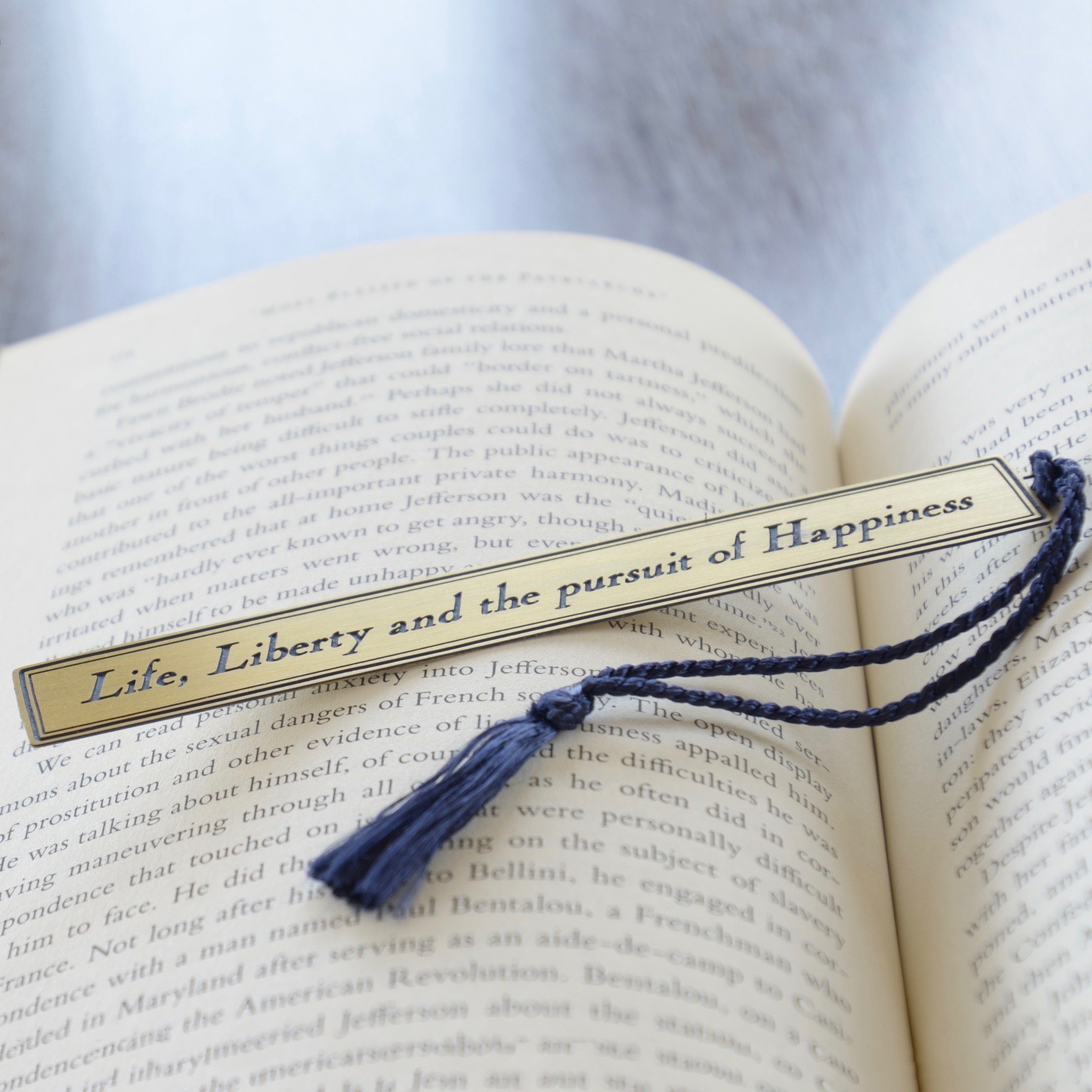Declaration of Independence Bookmark - Patriotic Bookmark for History Lovers - Perfect for 4th of July, American History Gifts & Reading Accessories