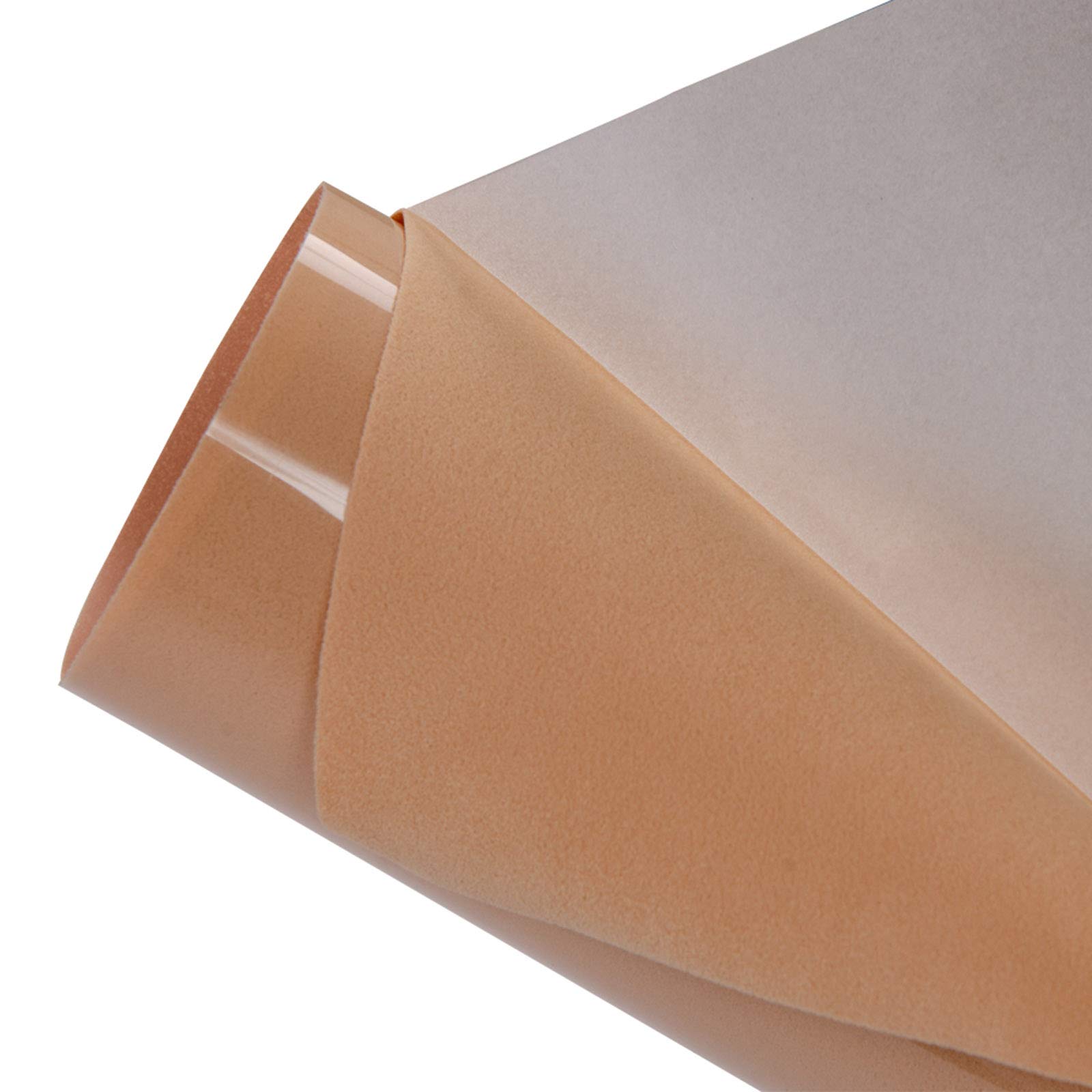HOHOFILM Camel Flock Heat Transfer Vinyl (HTV) Sheets 20