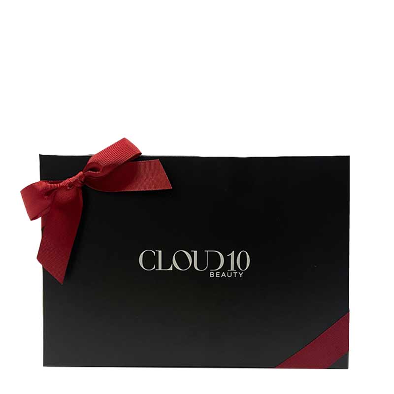 Luxury Beauty Gift Box with Red Ribbon - Perfect for Birthday, Anniversary & Holiday Gifts - Cloud 10 Beauty Collection