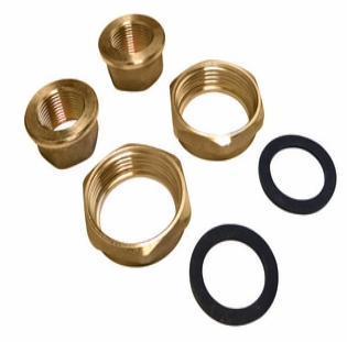 Grundfos 529912 3/4 NPT Bronze Half Union Flange Set - Durable Plumbing Fitting for Water Pumps, HVAC Systems & Industrial Applications