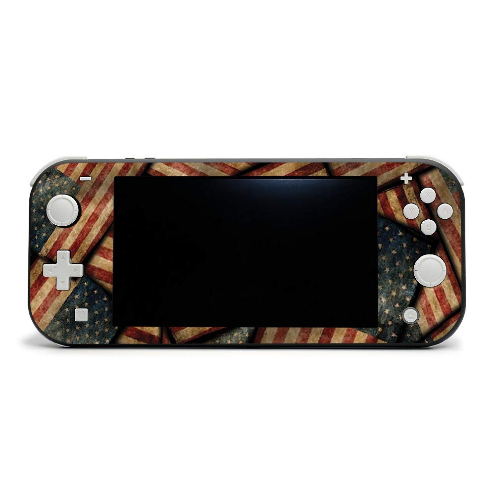 MightySkins Vinyl Decal Wrap Cover for Nintendo Switch Lite - Vintage American Design | Protective & Durable Skin | Easy to Apply & Remove | Made in USA | Perfect for Gaming, Travel & Personalization