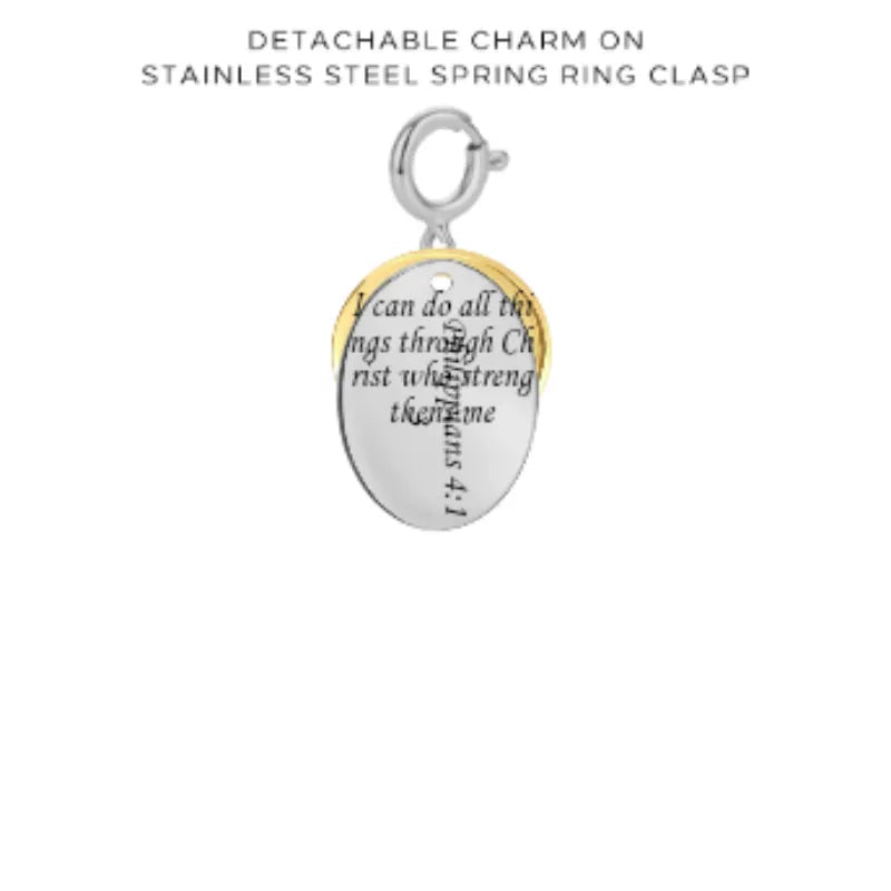 Personalized Engraved Charms with Detachable Clasp - Custom Name Jewelry Gift for Women - Perfect for Bracelets, Necklaces & Keychains - $16.00