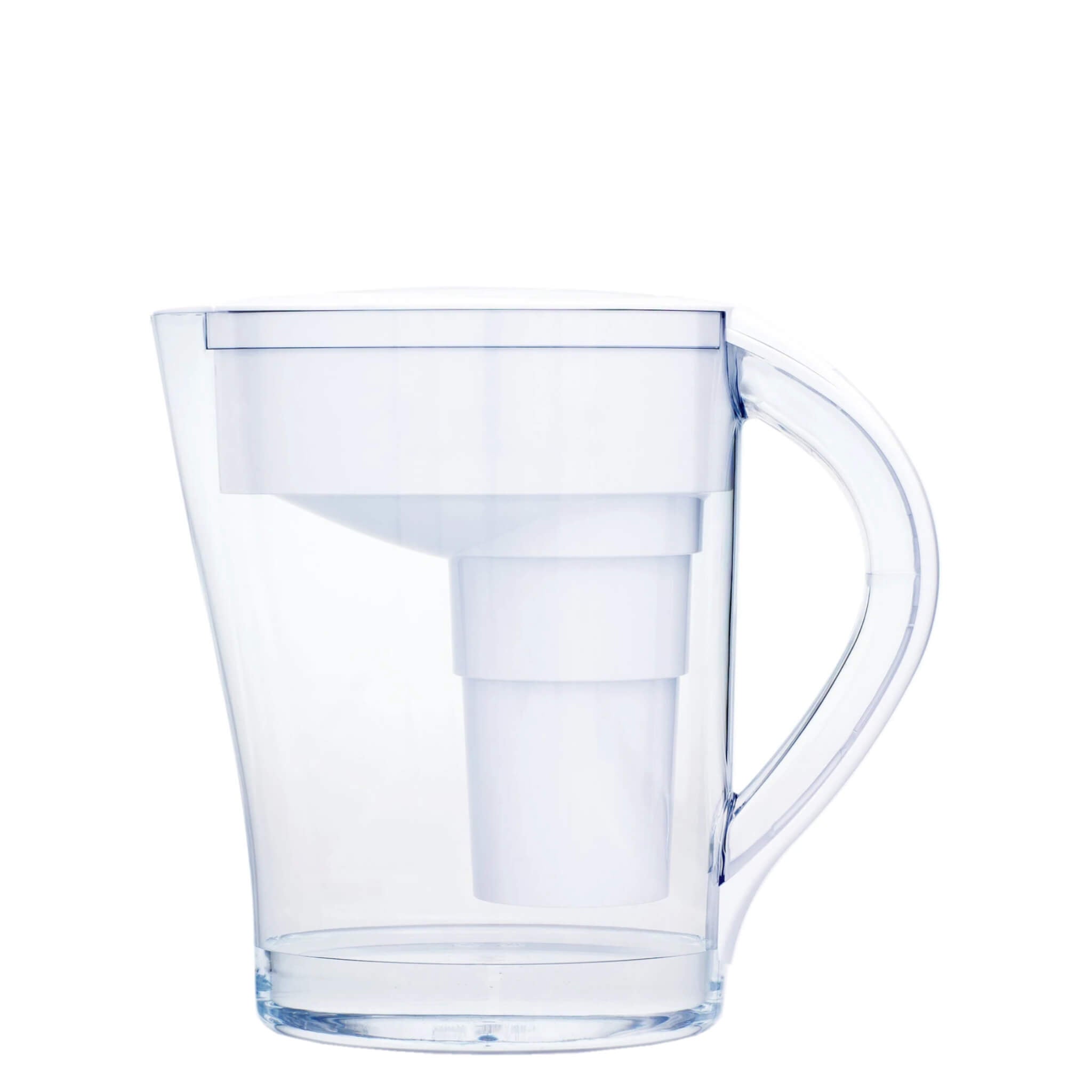 Premium White Mina Pitcher - Elegant Glass Water Pitcher for Home, Kitchen, and Dining Table Decor | Perfect for Iced Tea, Lemonade & Party Serving