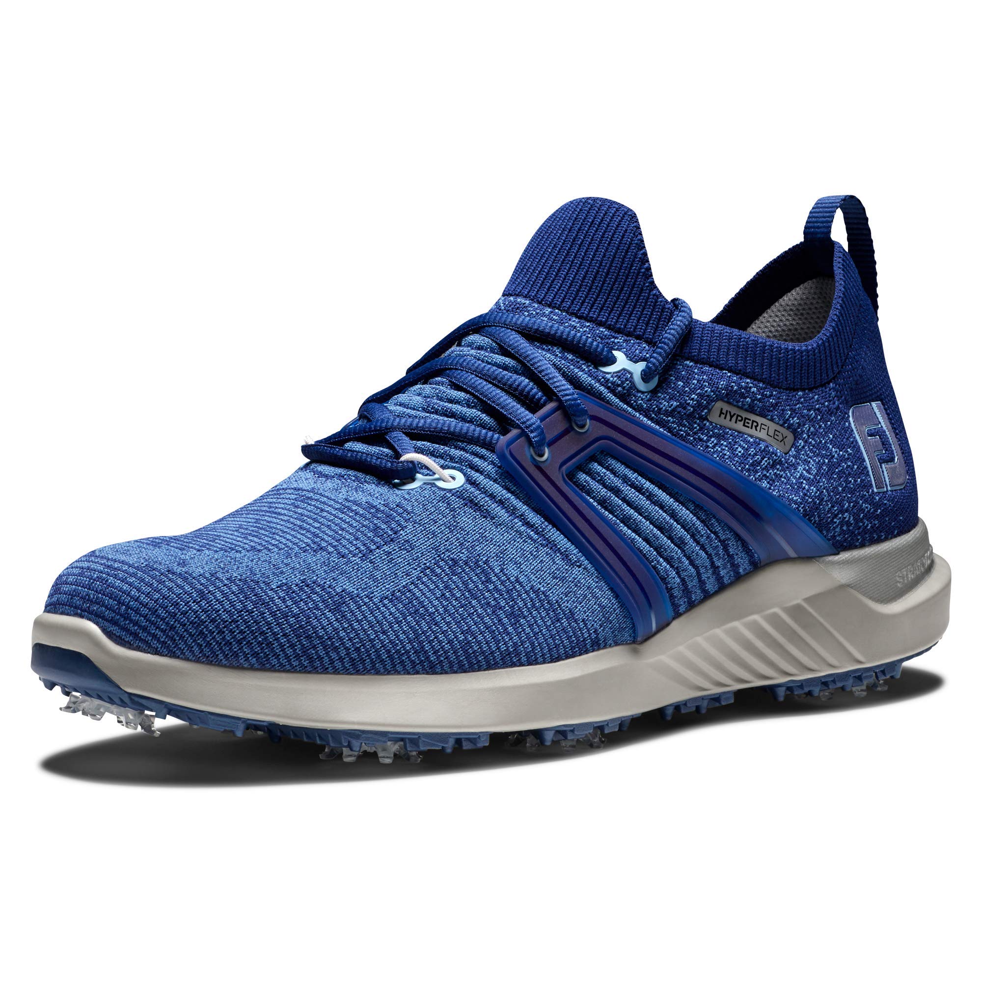 FootJoy Men's Hyperflex Golf Shoes - Lightweight & Waterproof Spiked Golf Shoes for Men - Perfect for Walking the Course & All-Weather Play