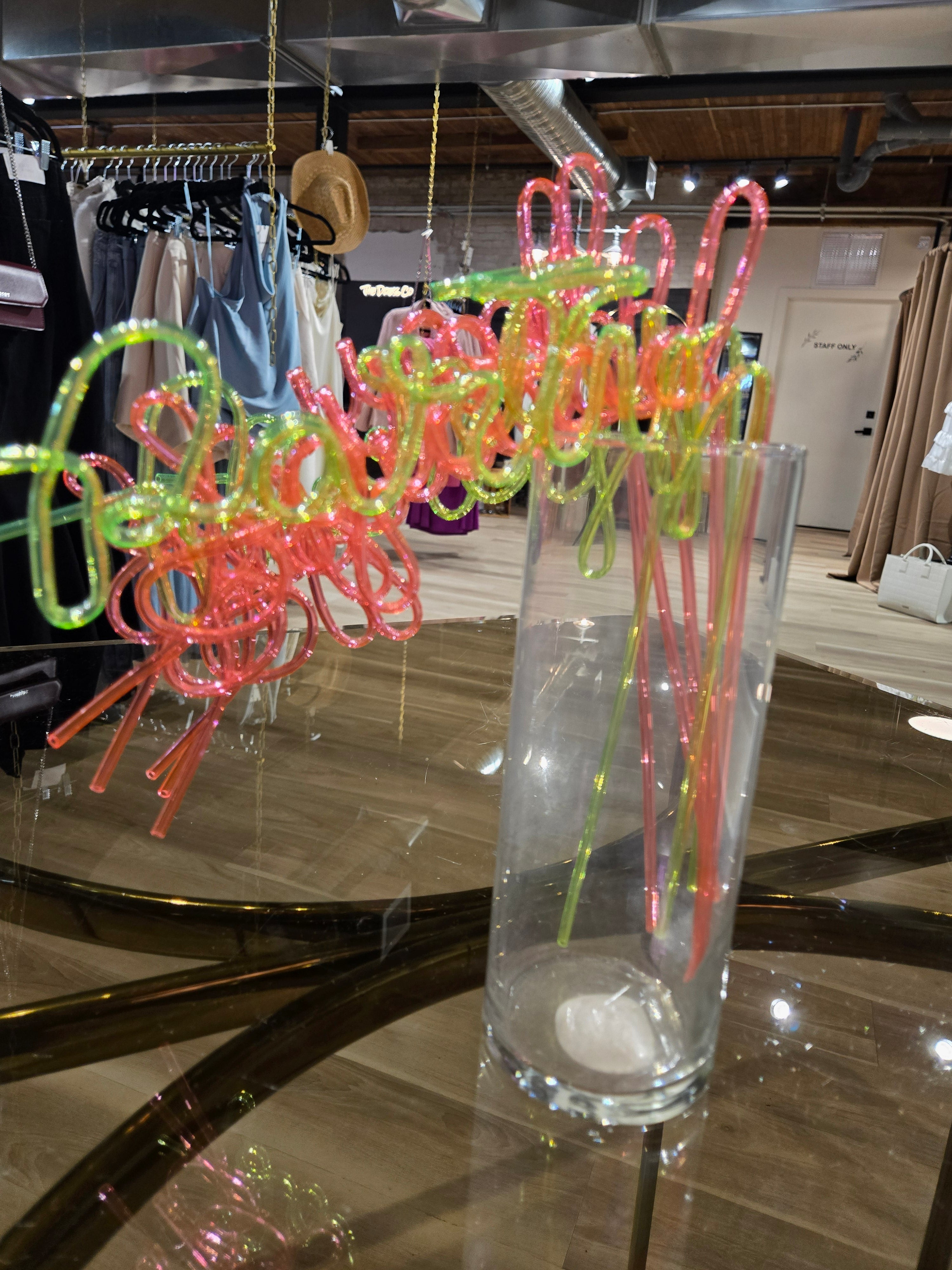 Eco-Friendly Reusable Stainless Steel Squad Straws - 4 Pack for Smoothies, Cocktails & Iced Coffee | Perfect for Home, Office & Travel Use
