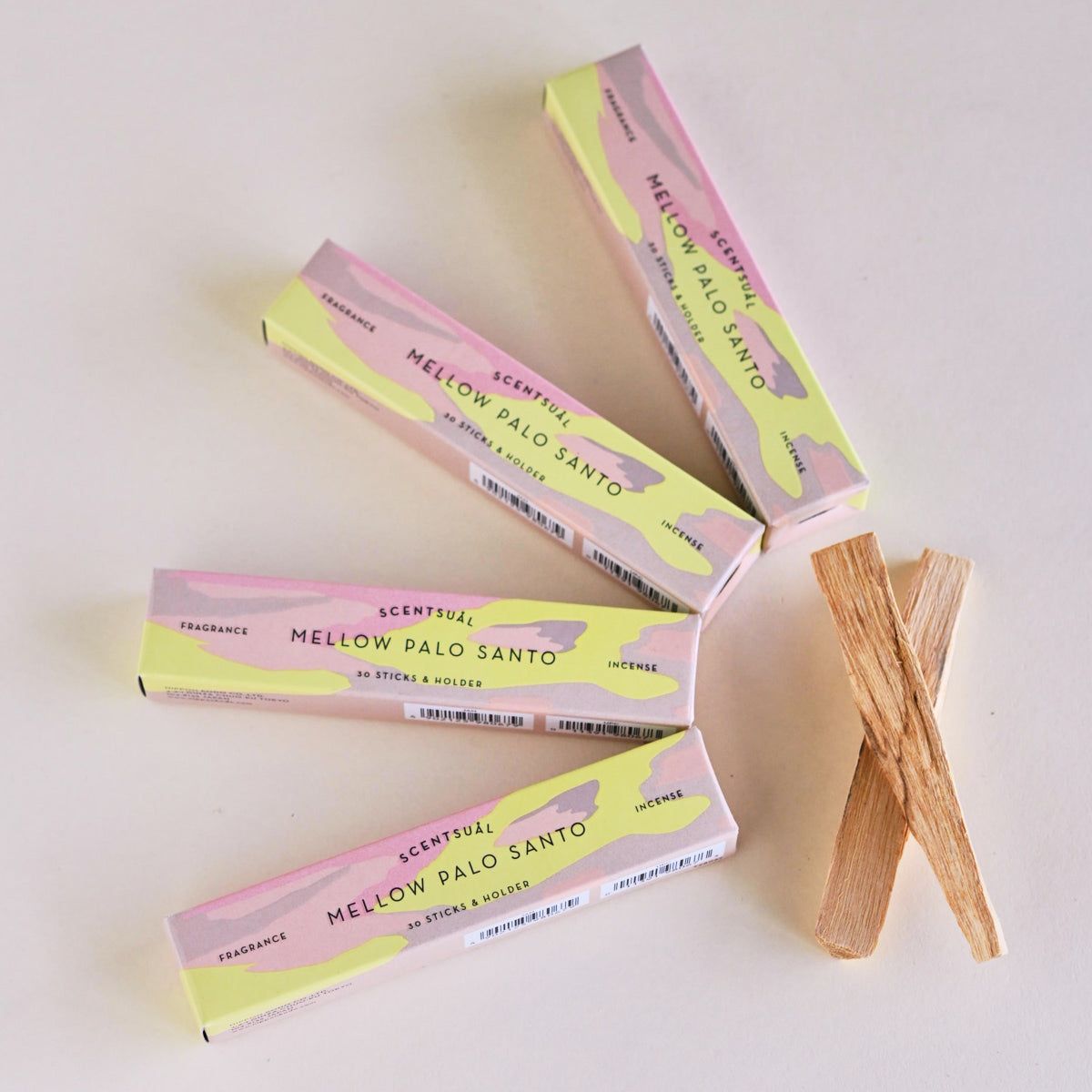 Palo Santo Incense Sticks - Natural Sacred Wood for Meditation, Yoga & Aromatherapy - Handcrafted Spiritual Smudging Sticks for Relaxation, Stress Relief & Positive Energy