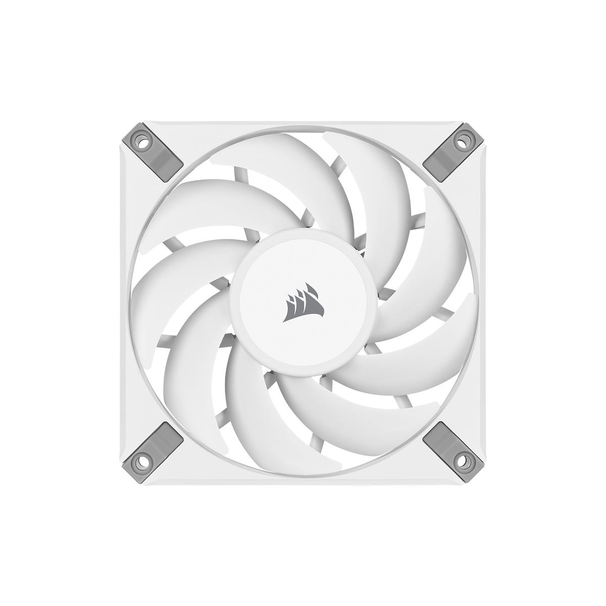 Corsair AF120 ELITE WHITE 120mm Fluid Dynamic Bearing PC Cooling Fan - AirGuide Technology, Quiet High Airflow, Single Pack - Perfect for Gaming PCs, Workstations, and PC Case Cooling
