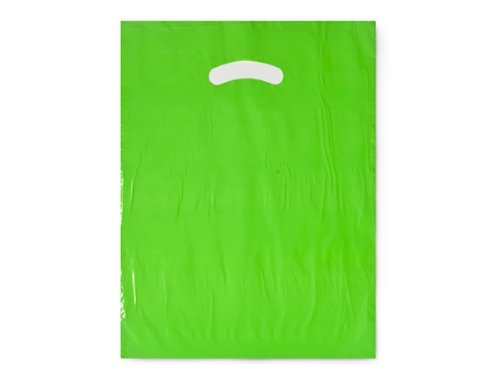 Recycled Plastic Super Gloss Merchandise Bags 9x12