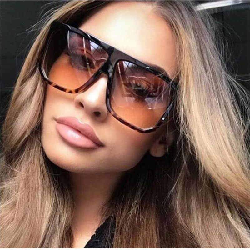 Square Oversized Sunglasses for Women & Men - UV Protection, Fashionable & Trendy - Perfect for Beach, Driving & Outdoor Activities