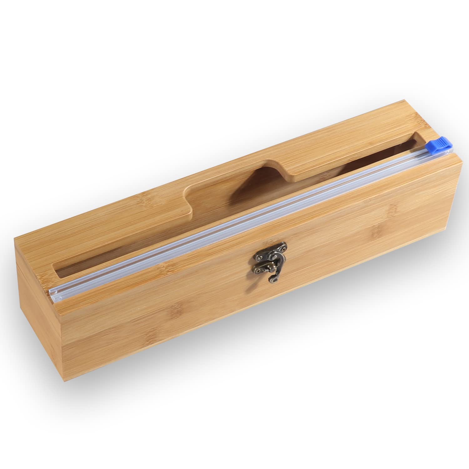 Bamboo Wrap Dispenser with Cutter & Labels - 12