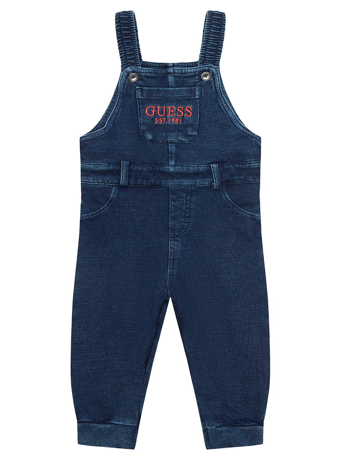 Blue Denim Overalls for Babies 0-12 Months - Soft & Comfortable Jumpsuit for Playtime, Outings & Everyday Wear