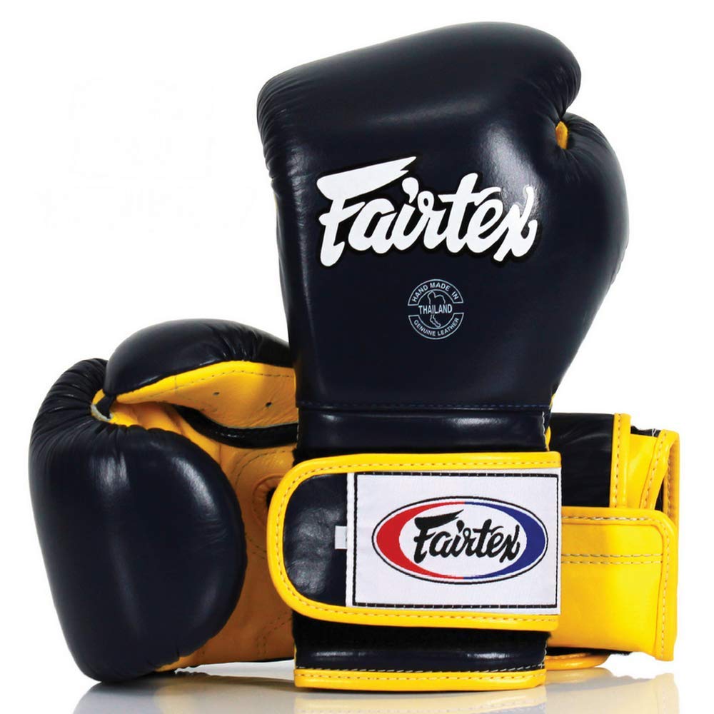 Fairtex BGV9 Muay Thai Boxing Gloves for Professional Fighters & Trainers - Mexican Style MMA Gloves for Hard Hitters - Lightweight Shock Absorbent Martial Arts Gloves for Sparring, Bag Work & Competition Training