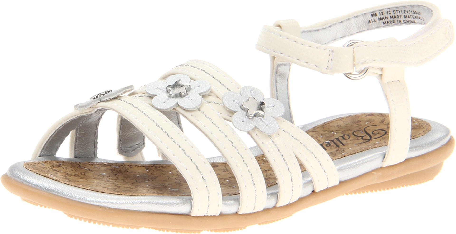 Jumping Jacks Sophia Sandal for Toddler, Little Kid & Big Kid - Comfortable & Stylish Play Shoes for Outdoor Activities, School & Playdates