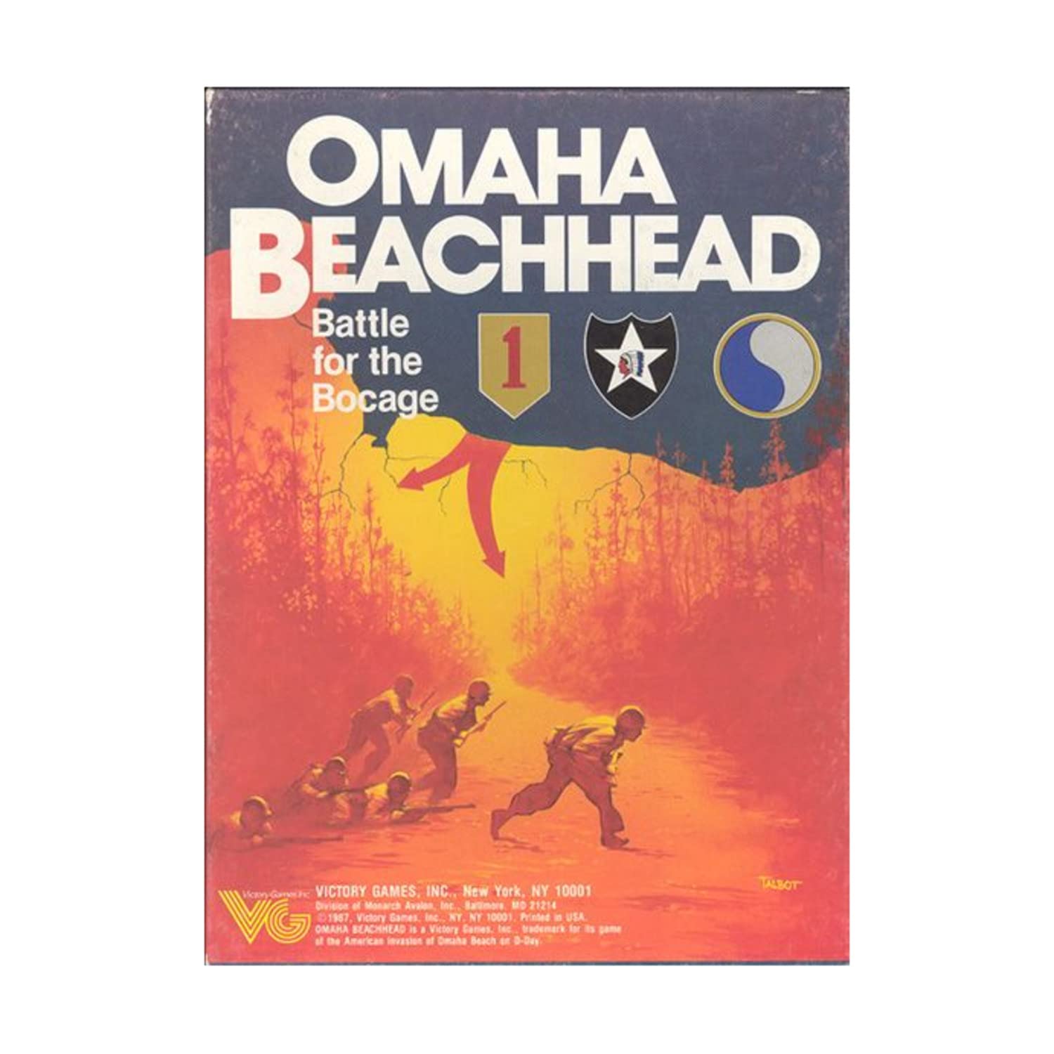 Victory Games Omaha Beachhead - WWII Strategy Board Game for Adults & Teens | Perfect for History Buffs & Game Nights