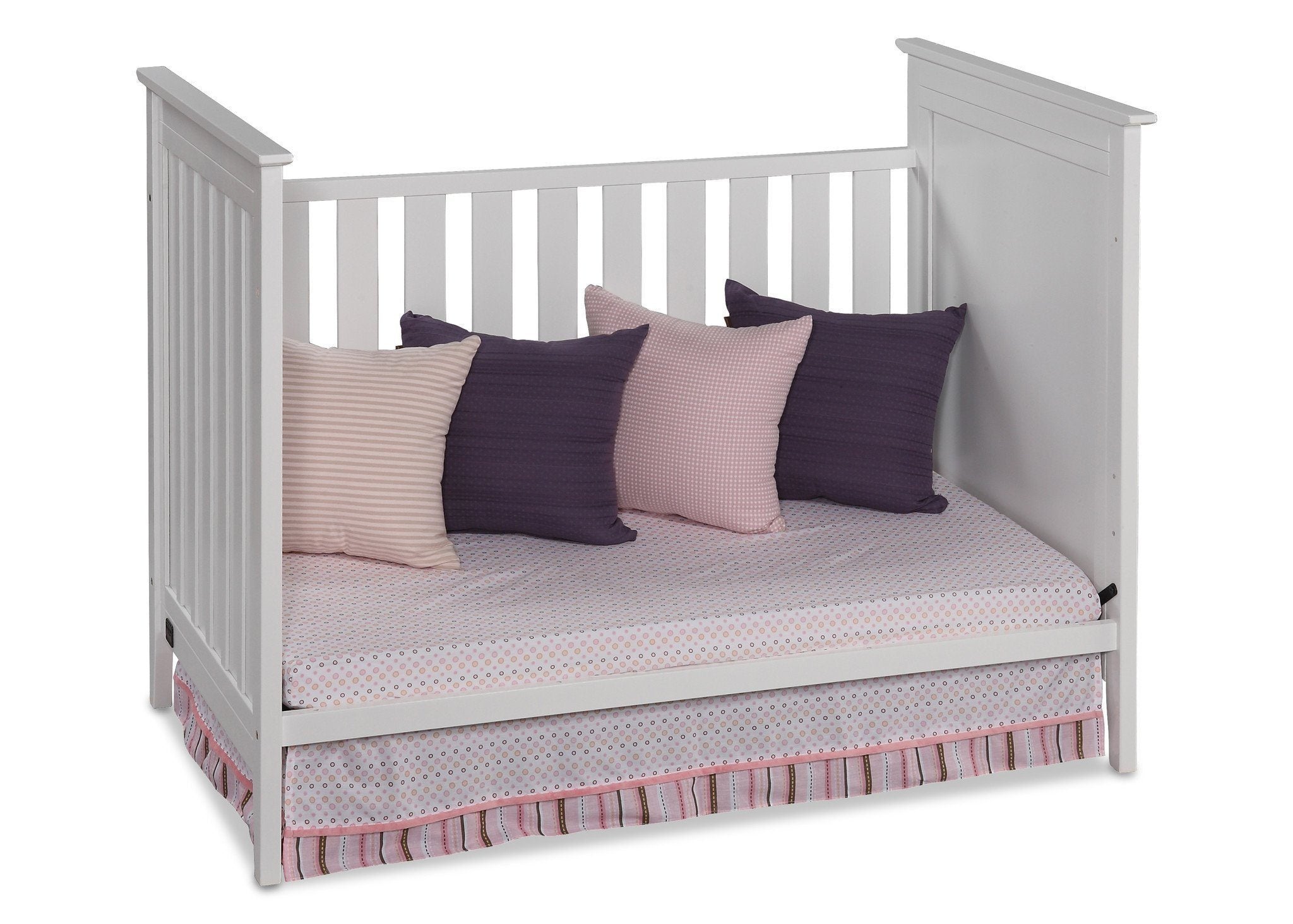 Melody 3-in-1 Convertible Baby Crib - Toddler Bed & Day Nursery Sleeper - Perfect for Nursery, Bedroom & Daycare Use