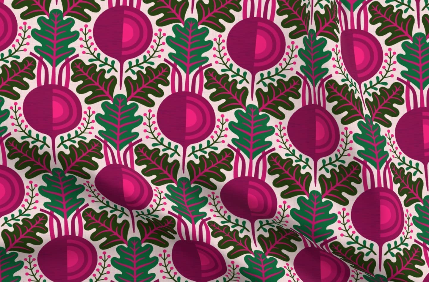Herb Garden Vegetables Printed Satin Fabric Fat Quarter - Premium Spoonflower Fabric for Sewing, Lining, Apparel, Fashion, Blankets & Home Decor - Perfect for DIY Crafts, Quilting, and Upholstery Projects