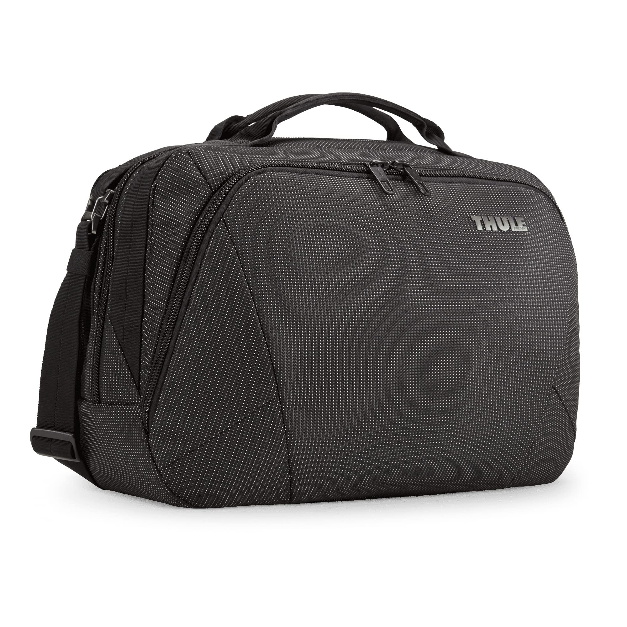 Thule Crossover 2 25L Black Carry-On Travel Backpack - Lightweight Durable Boarding Bag for Airplane, Business Trip & Commuting - Perfect for Business Professionals & Frequent Flyers