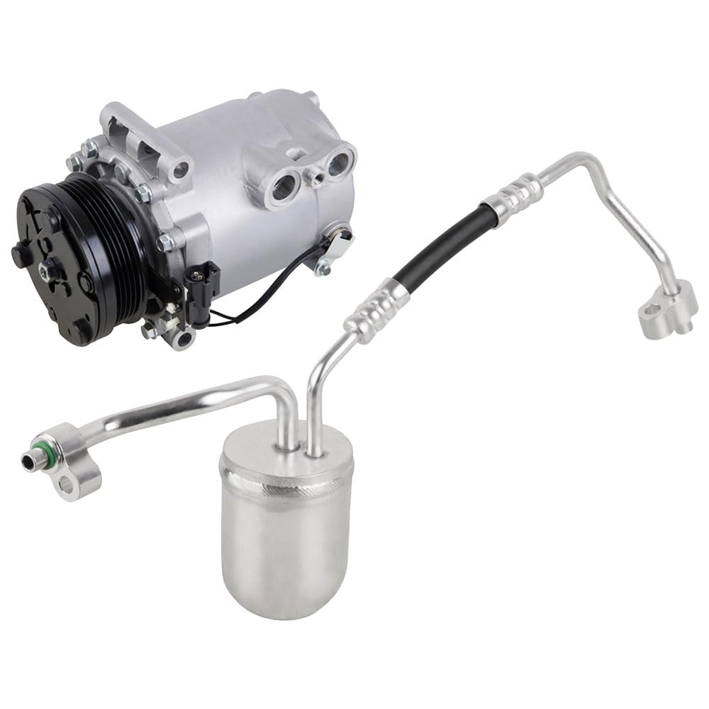 AC Compressor & A/C Drier Replacement for Saturn Vue 2.2L 4-Cylinder 2002-2007 Models - BuyAutoParts 60-86437R2 - Perfect for Summer Cooling & Auto AC Repair