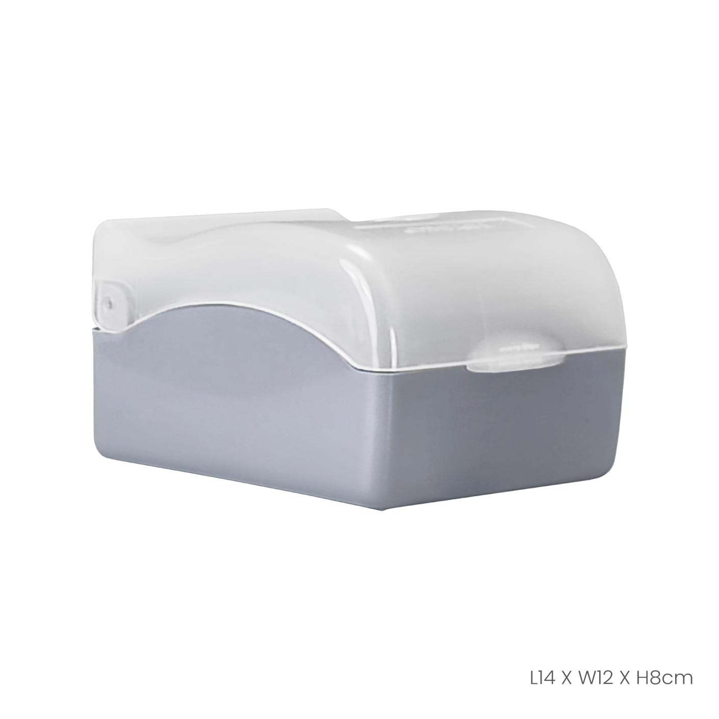 Wall Mounted Tissue Roll Holder (4845) - Bathroom & Kitchen Paper Towel Dispenser for Home & Office Use