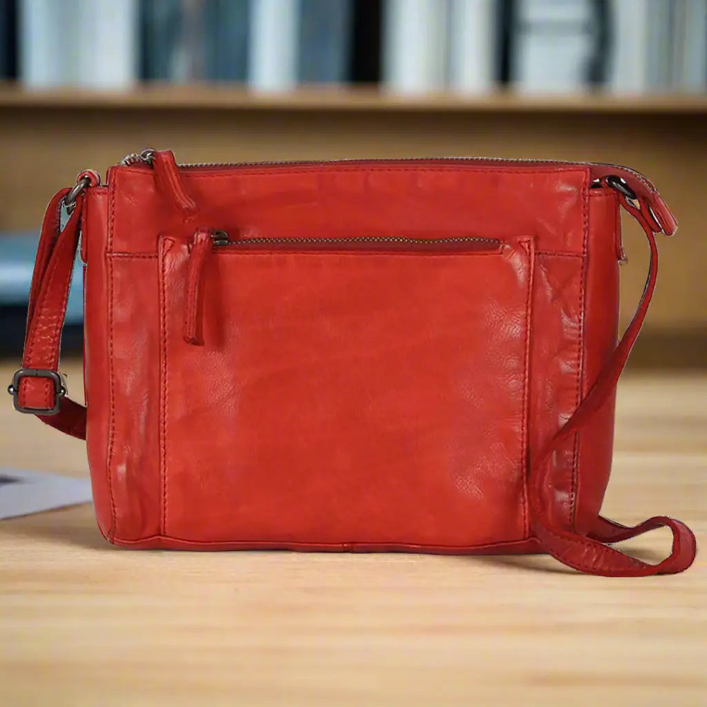 MET Crossbody Organizer Leather Bag for Women - Slim RFID Blocking Wallet Purse with Multiple Card Slots - Perfect for Travel, Shopping & Everyday Use
